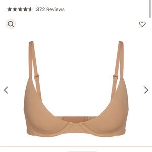 Skims fits everybody plunge bra ochre 32 / DD like new